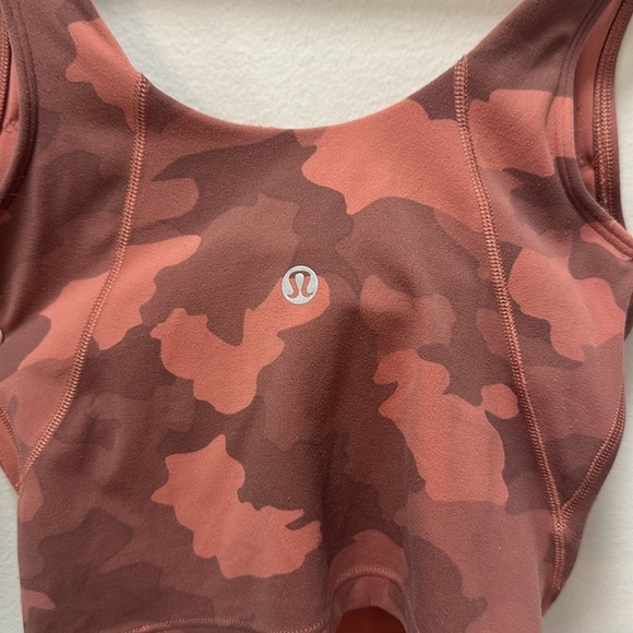 Lululemon Align Tank Top- Heritage 365 Camo Brier Rose Multi. Size 0 - Picture 4 of 6